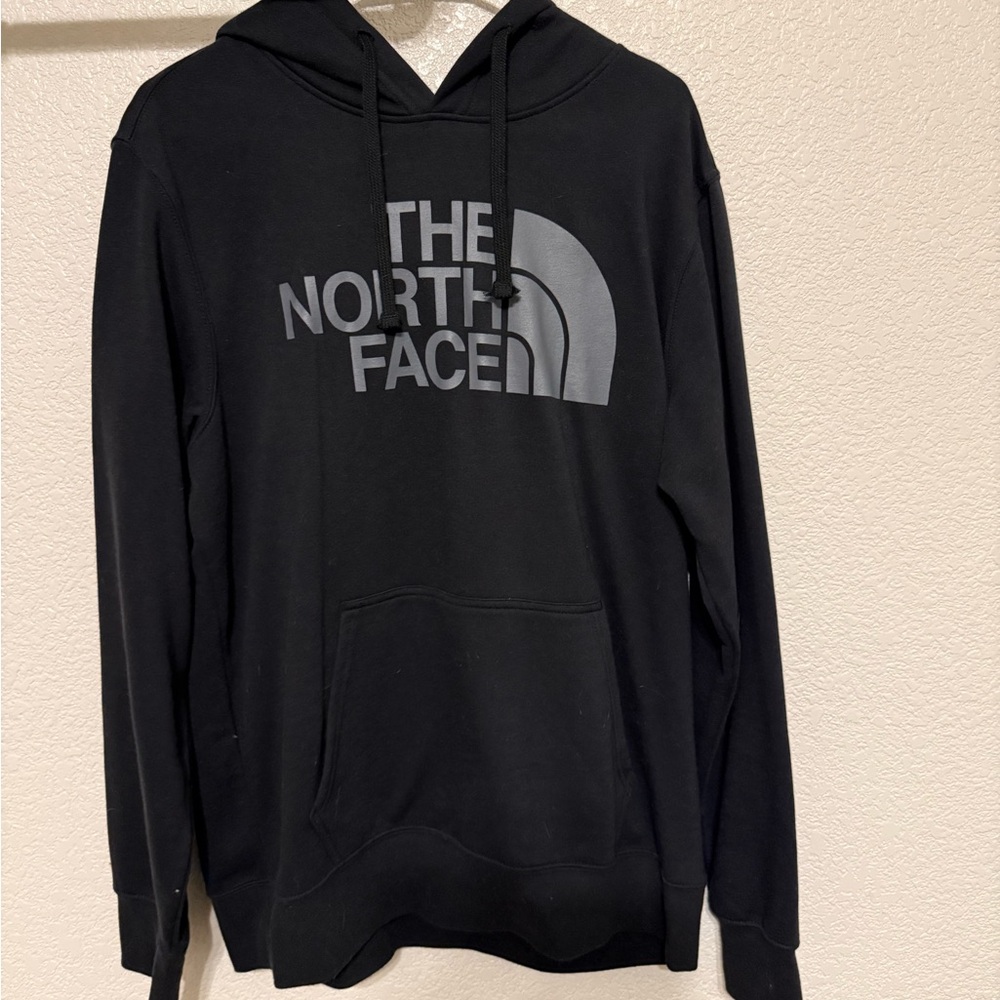 The North Face Men's Black and Gray Hoodie